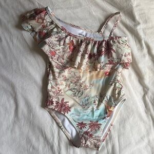 Janie and Jack x Disney Moana One Shoulder Kids Swim One Piece